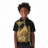 Catherine Flon Haiti Flag Day Kid Polo Shirt National Heroine Koud Drapo Peyi Nou