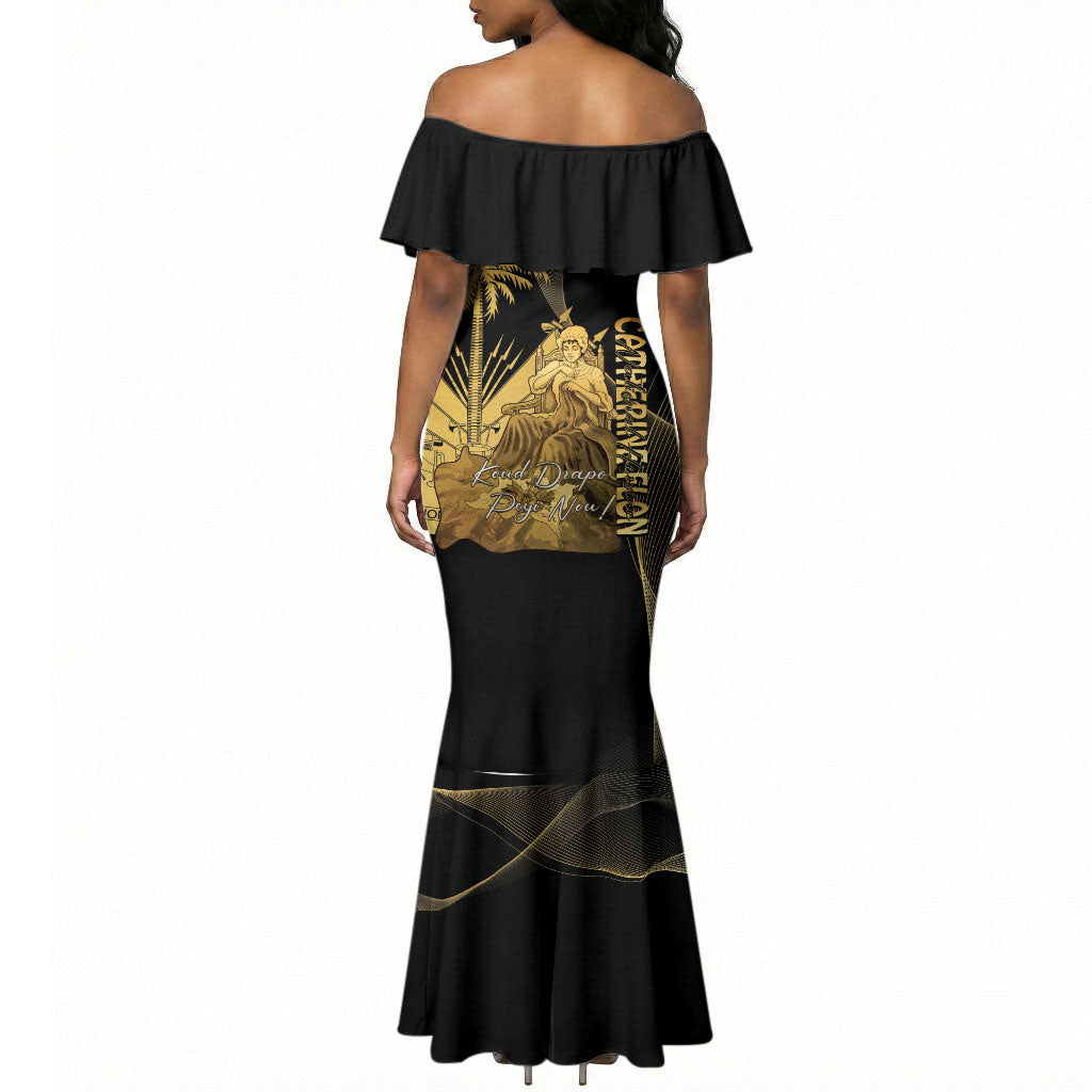 Catherine Flon Haiti Flag Day Mermaid Dress National Heroine Koud Drapo Peyi Nou