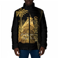 Catherine Flon Haiti Flag Day Padded Jacket National Heroine Koud Drapo Peyi Nou