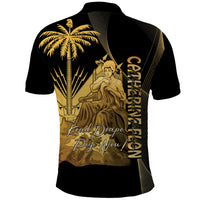 Catherine Flon Haiti Flag Day Polo Shirt National Heroine Koud Drapo Peyi Nou