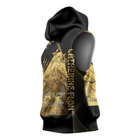 Catherine Flon Haiti Flag Day Sleeveless Hoodie National Heroine Koud Drapo Peyi Nou