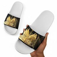 Catherine Flon Haiti Flag Day Slide Sandals National Heroine Koud Drapo Peyi Nou