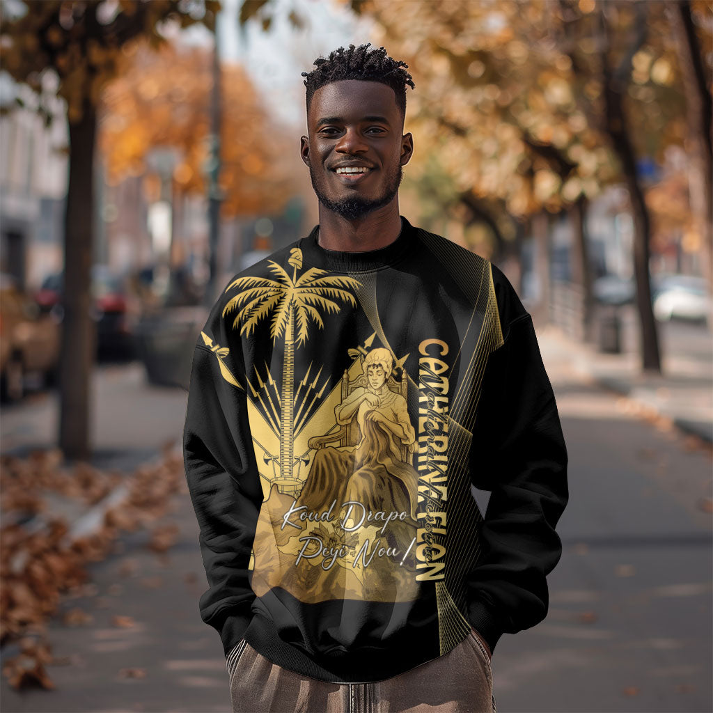 Catherine Flon Haiti Flag Day Sweatshirt National Heroine Koud Drapo Peyi Nou