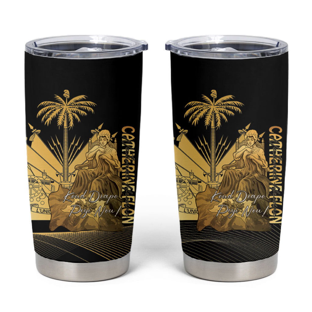 Catherine Flon Haiti Flag Day Tumbler Cup National Heroine Koud Drapo Peyi Nou