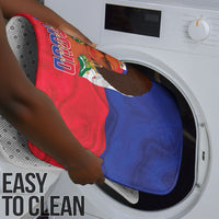 Haiti Flag Day Bathroom Set Haitian Women Proud Flag Wave Style
