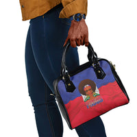 Haiti Flag Day Shoulder Handbag Haitian Women Proud Flag Wave Style