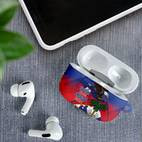 Haiti Flag Day AirPods Case Haitian Blood American Heart Eagle With Flag