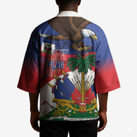 Haiti Flag Day Kimono Haitian Blood American Heart Eagle With Flag