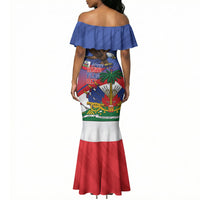 Haiti Flag Day Mermaid Dress Haitian Blood American Heart Eagle With Flag