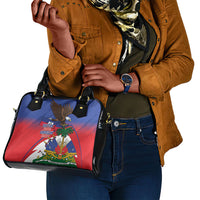 Haiti Flag Day Shoulder Handbag Haitian Blood American Heart Eagle With Flag
