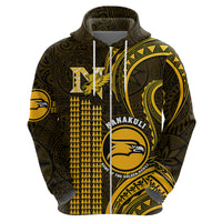 Personalised Hawaii Nanakuli High And Intermediate School Hoodie Polynesian Kakau Pattern - Wonder Print Shop