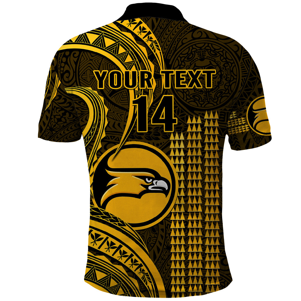 Personalised Hawaii Nanakuli High And Intermediate School Polo Shirt Polynesian Kakau Pattern - Wonder Print Shop