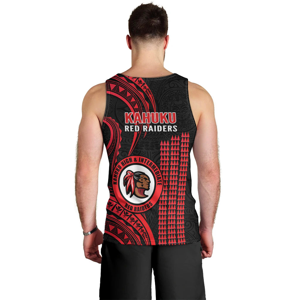 hawaii-kahuku-high-and-intermediate-school-men-tank-top-red-raiders-kakau-pattern