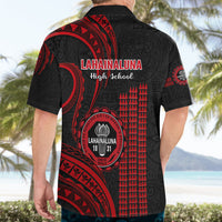 Hawaii Lahainaluna High School Hawaiian Shirt Polynesian Kakau Pattern - Wonder Print Shop