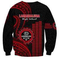 Hawaii Lahainaluna High School Sweatshirt Polynesian Kakau Pattern - Wonder Print Shop
