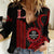 Hawaii Lahainaluna High School Women Casual Shirt Polynesian Kakau Pattern - Wonder Print Shop