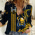 Hawaii Hilo High School Women Casual Shirt Vikings Polynesian Kakau Pattern - Wonder Print Shop