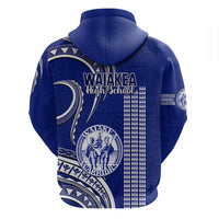 Hawaii Waiakea High School Hoodie Polynesian Kakau Pattern - Wonder Print Shop