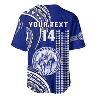 Personalised Hawaii Waiakea High School Baseball Jersey Polynesian Kakau Pattern - Wonder Print Shop