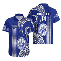 Personalised Hawaii Waiakea High School Hawaiian Shirt Polynesian Kakau Pattern - Wonder Print Shop