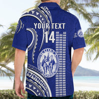 Personalised Hawaii Waiakea High School Hawaiian Shirt Polynesian Kakau Pattern - Wonder Print Shop
