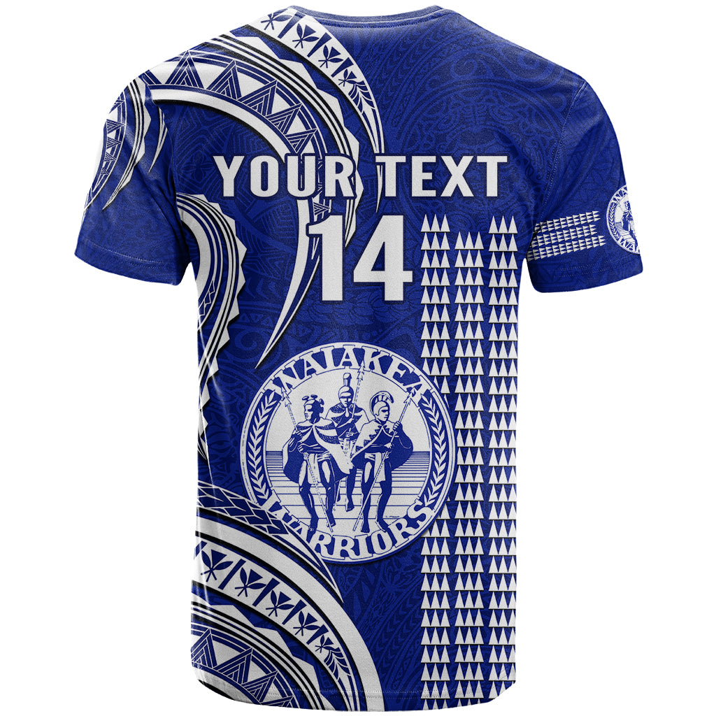 Personalised Hawaii Waiakea High School T Shirt Polynesian Kakau Pattern - Wonder Print Shop