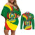 Bolivia Couples Matching Off Shoulder Short Dress and Long Sleeve Button Shirts Bolivian Kantuta Happy 198th Independence Day - Wonder Print Shop