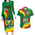Personalised Bolivia Couples Matching Long Sleeve Bodycon Dress and Hawaiian Shirt Bolivian Kantuta Happy 198th Independence Day - Wonder Print Shop