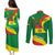 Personalised Bolivia Couples Matching Puletasi Dress and Long Sleeve Button Shirts Bolivian Kantuta Happy 198th Independence Day - Wonder Print Shop