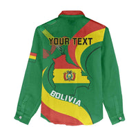 Personalised Bolivia Women Casual Shirt Bolivian Kantuta Happy 201st Independence Day LT14