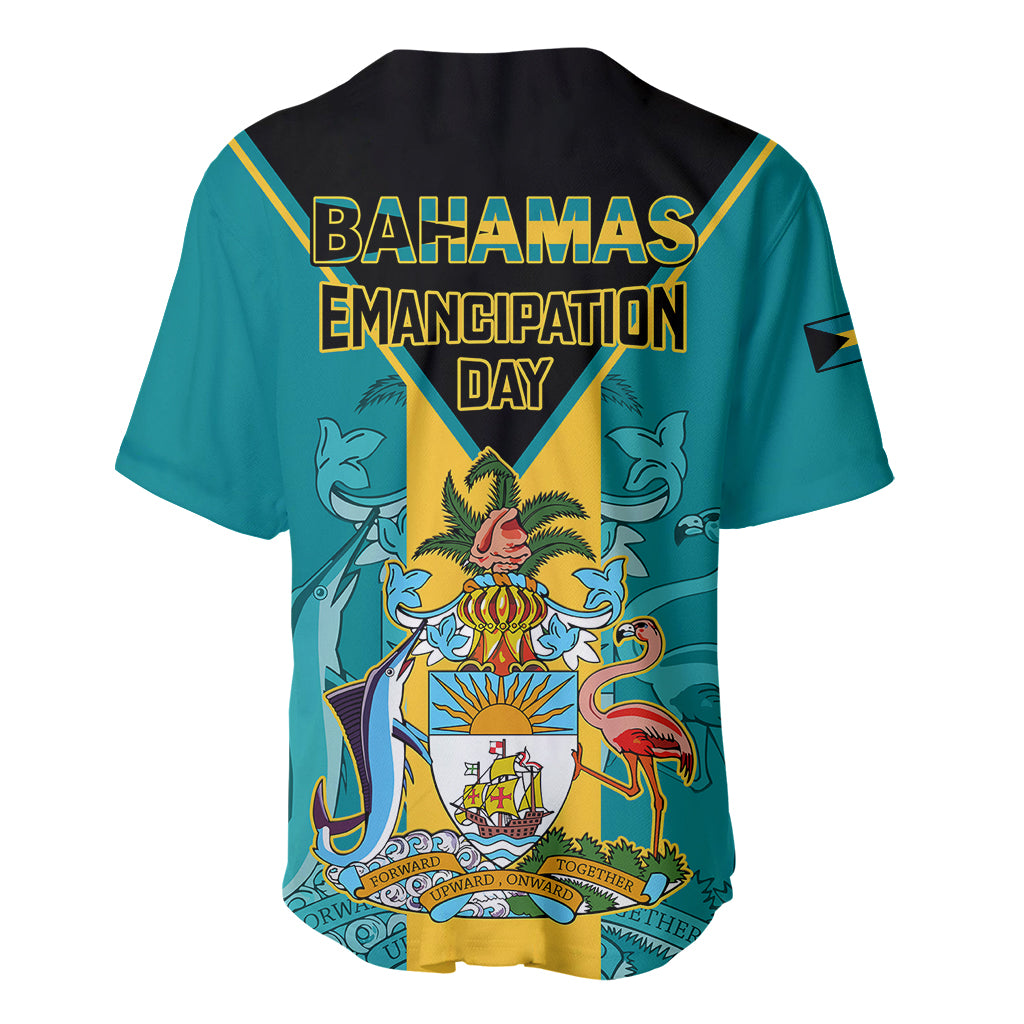 Bahamas Baseball Jersey Happy Bahamian Emancipation Day - Wonder Print Shop