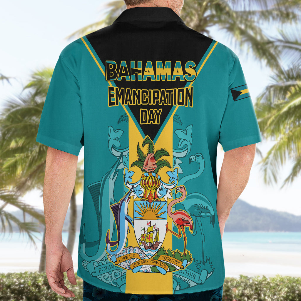 Bahamas Hawaiian Shirt Happy Bahamian Emancipation Day - Wonder Print Shop