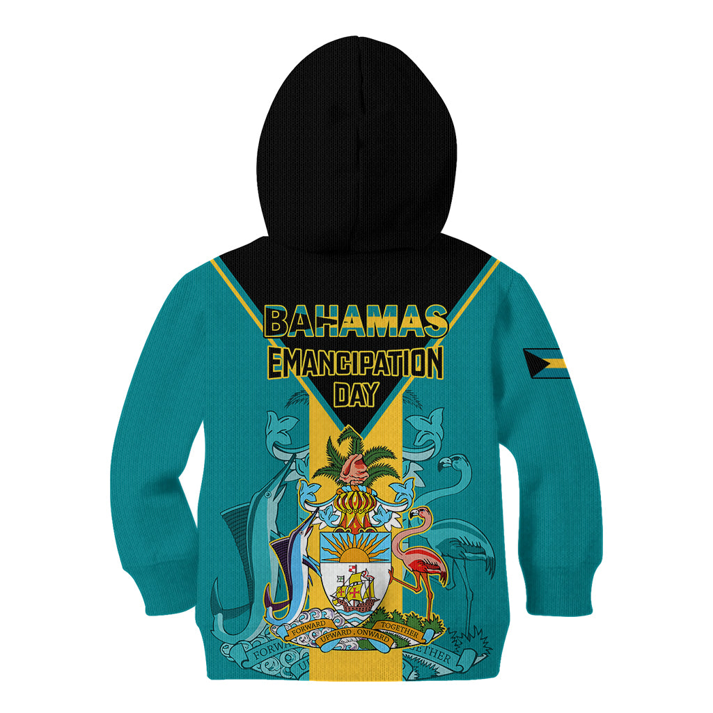 Bahamas Kid Hoodie Happy Bahamian Emancipation Day - Wonder Print Shop