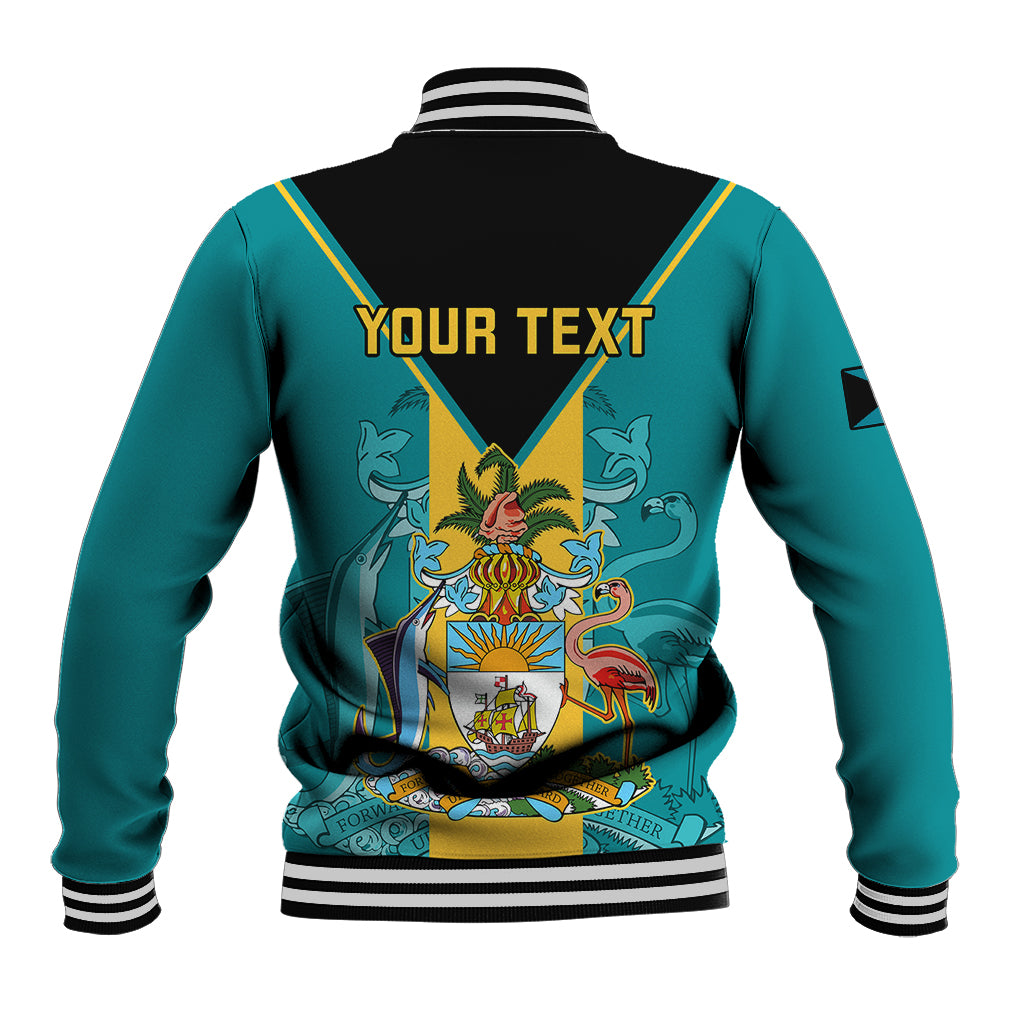 Personalised Bahamas Baseball Jacket Happy Bahamian Emancipation Day - Wonder Print Shop