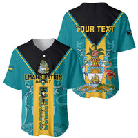 Personalised Bahamas Baseball Jersey Happy Bahamian Emancipation Day - Wonder Print Shop