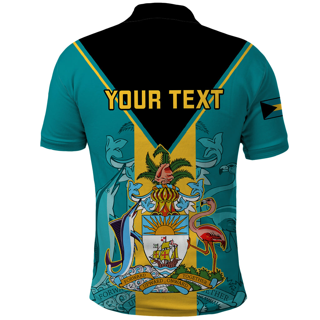 Personalised Bahamas Polo Shirt Happy Bahamian Emancipation Day - Wonder Print Shop