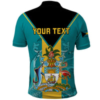 Personalised Bahamas Polo Shirt Happy Bahamian Emancipation Day - Wonder Print Shop