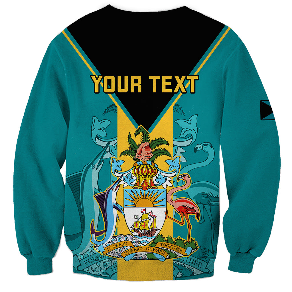 Personalised Bahamas Sweatshirt Happy Bahamian Emancipation Day - Wonder Print Shop