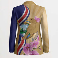 Costa Rica Independence Day Blazer 506 Proud Yiguirro With Orchid - Wonder Print Shop