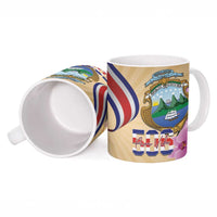 Costa Rica Independence Day Ceramic Mug 506 Proud Yiguirro With Orchid - Wonder Print Shop