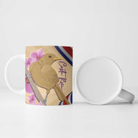 Costa Rica Independence Day Ceramic Mug 506 Proud Yiguirro With Orchid - Wonder Print Shop