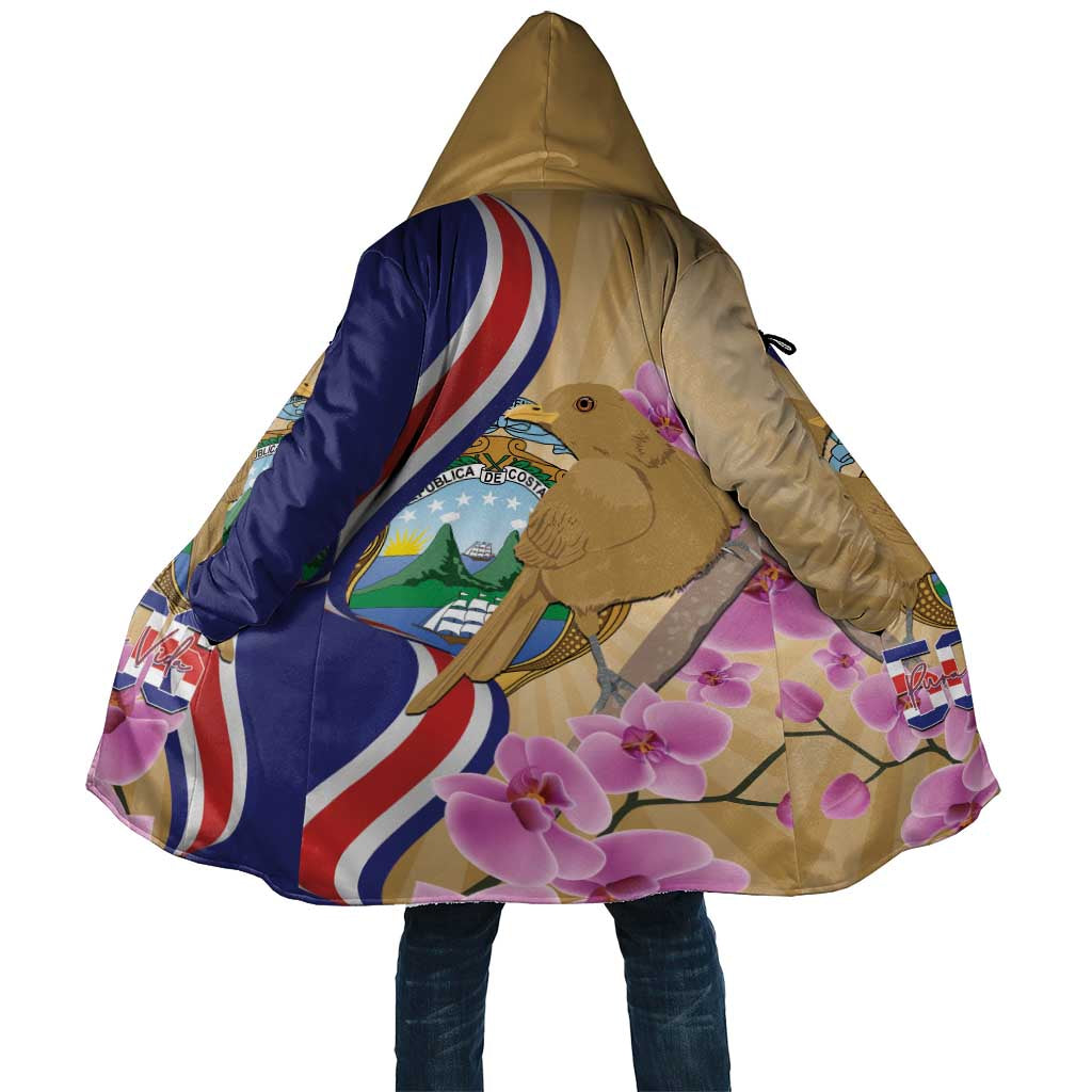 Costa Rica Independence Day Cloak 506 Proud Yiguirro With Orchid - Wonder Print Shop
