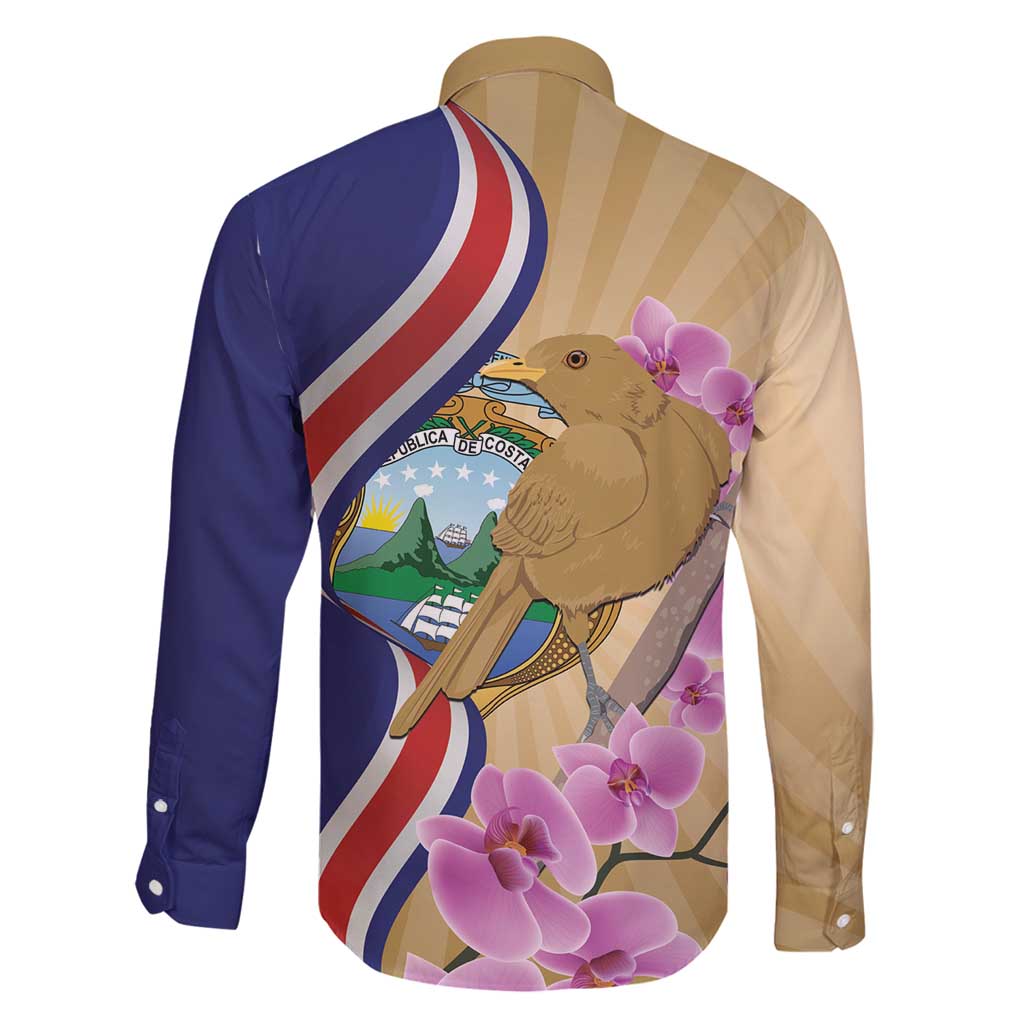 Costa Rica Independence Day Family Matching Mermaid Dress and Hawaiian Shirt 506 Proud Yiguirro With Orchid - Wonder Print Shop