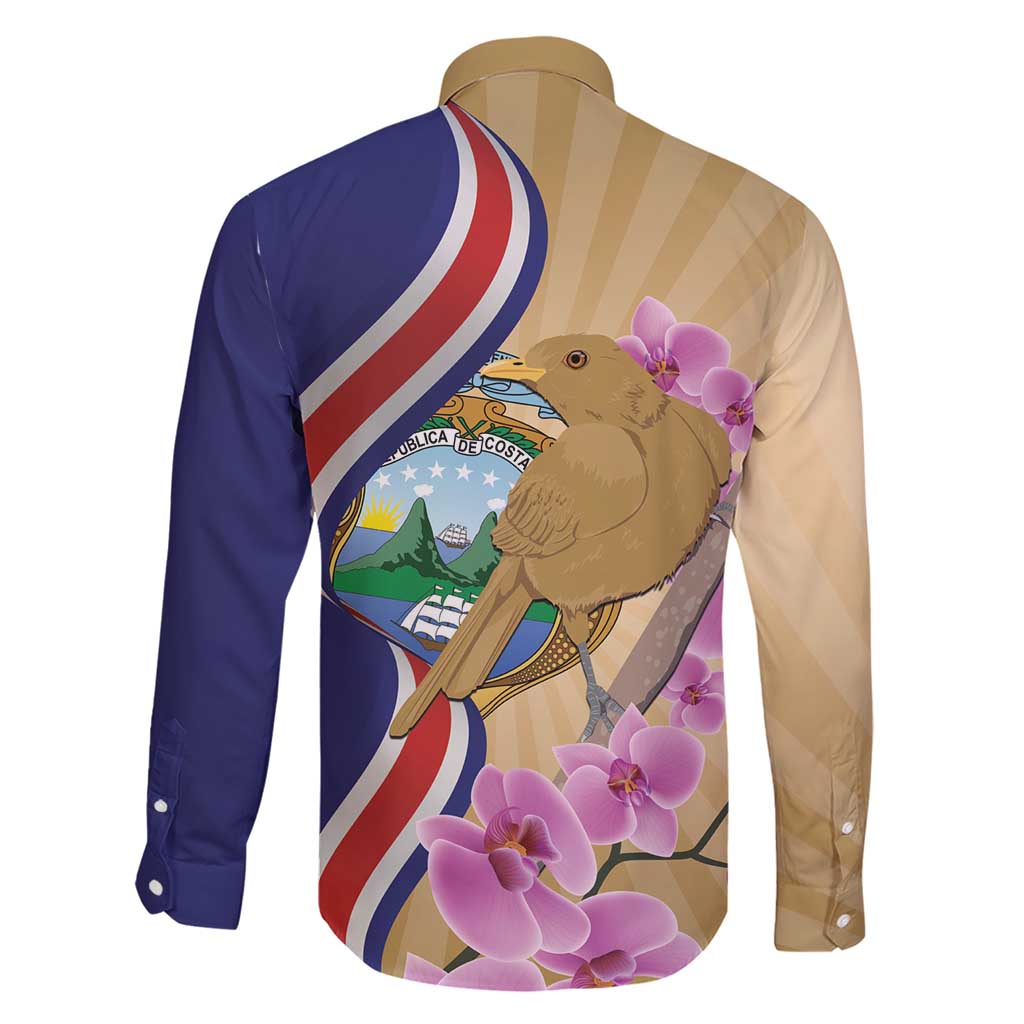 Costa Rica Independence Day Family Matching Short Sleeve Bodycon Dress and Hawaiian Shirt 506 Proud Yiguirro With Orchid - Wonder Print Shop