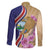 Costa Rica Independence Day Family Matching Summer Maxi Dress and Hawaiian Shirt 506 Proud Yiguirro With Orchid - Wonder Print Shop