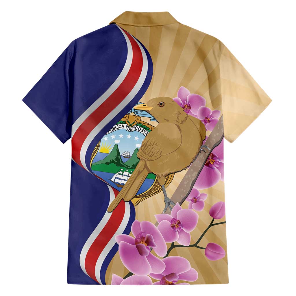 Costa Rica Independence Day Hawaiian Shirt 506 Proud Yiguirro With Orchid - Wonder Print Shop