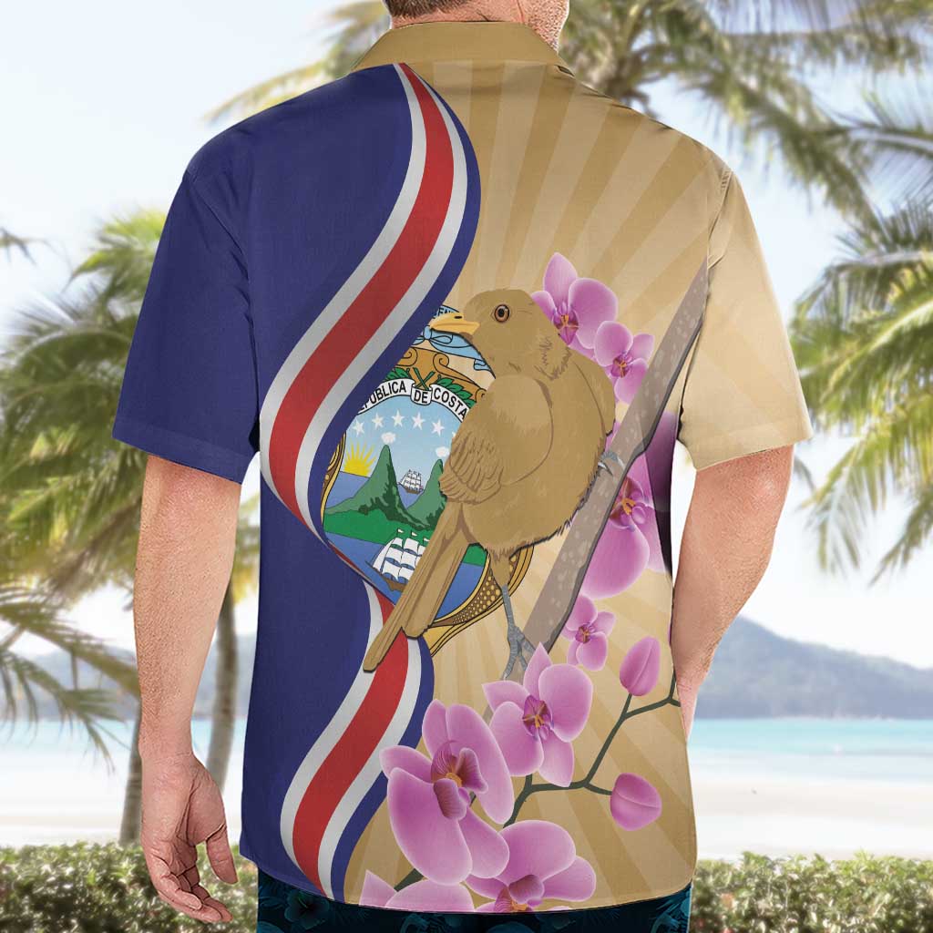 Costa Rica Independence Day Hawaiian Shirt 506 Proud Yiguirro With Orchid - Wonder Print Shop