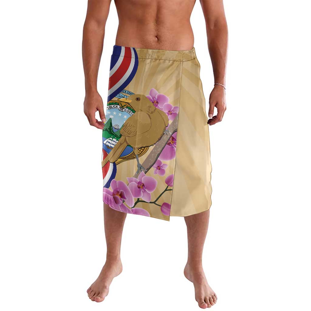 Costa Rica Independence Day Lavalava 506 Proud Yiguirro With Orchid - Wonder Print Shop
