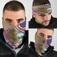 Costa Rica Independence Day Neck Gaiter 506 Proud Yiguirro With Orchid - Wonder Print Shop