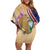 Costa Rica Independence Day Off Shoulder Short Dress 506 Proud Yiguirro With Orchid - Wonder Print Shop